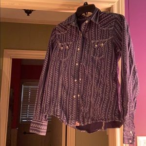 Cruel Girl Western Button Up